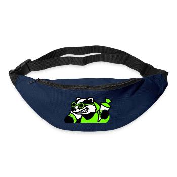 Icône de la rentrée scolaire de Badger Cool - Sac banane - marine - Devant