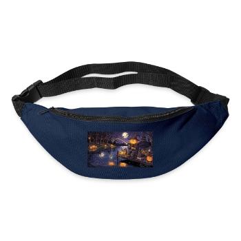 Kürbisangler am Mondsee - Gürteltasche - Navy - Vorne