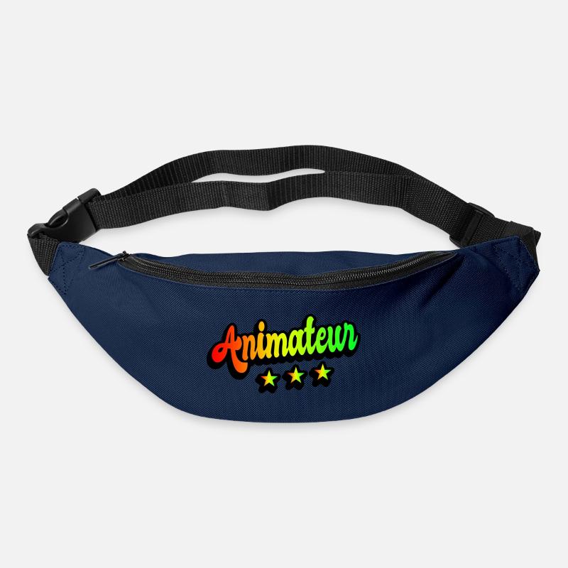 Animateur Regenbogen Design - Gürteltasche - Navy