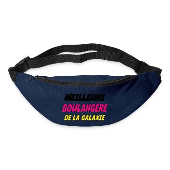 MEILLEURE boulangère DE LA GALAXIE - Sac banane - marine - Devant