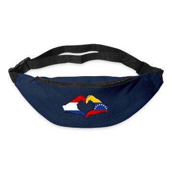 Holland Venezuela Flag Hands Heart Shape - Bum bag - navy - Front