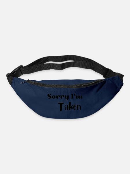 Funny Valentine Love Shirt - Bum bag - navy