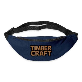 Timber Craft Schriftzug Logo - Gürteltasche - Navy - Vorne
