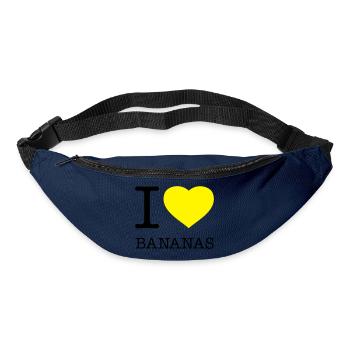 J’AIME LES BANANES Banane - Sac banane - marine - Devant