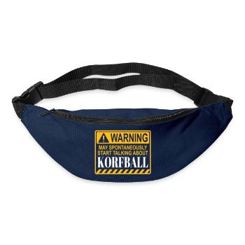 Warnig korfball - Bum bag - navy - Front