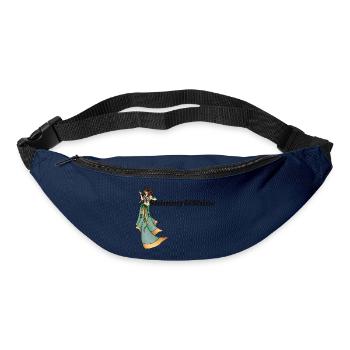 Shimmy-Göttin in Grün - Gürteltasche - Navy - Vorne