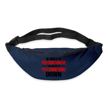 Um etwas aufzuheben, musst du Som angeben - Gürteltasche - Navy - Vorne
