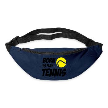 Born to play Tennis - Gürteltasche - Navy - Vorne