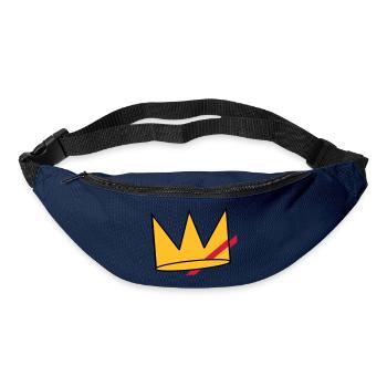 Flowers patch - Gürteltasche - Navy - Vorne