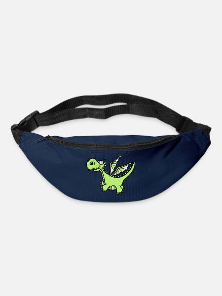 Mächtiger Drache - Gürteltasche - Navy