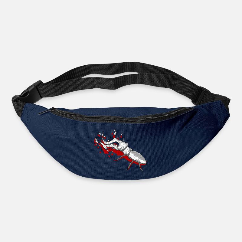 roter Drachen - Gürteltasche - Navy