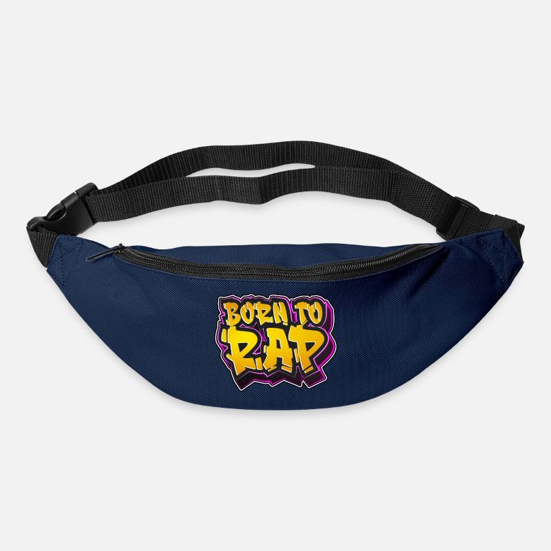 Né pour rapper - Sac banane - marine