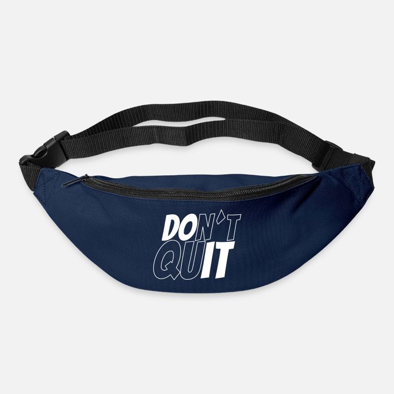 dont´t quit vs do it - Gürteltasche - Navy