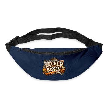 Lecker Bissen Streetfood Flair - Gürteltasche - Navy - Vorne