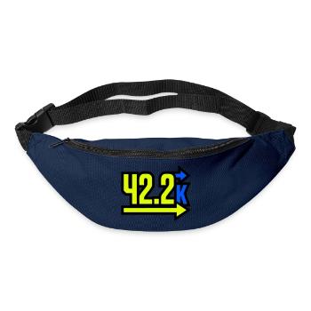 Proud 42.2k Marathon Finisher - Bum bag - navy - Front