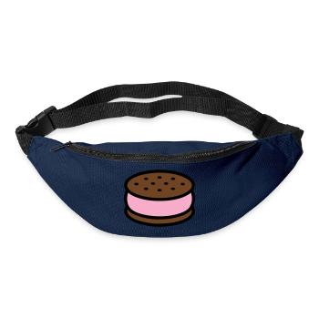 Eissandwich Keks Grafik - Bum bag - navy - Front