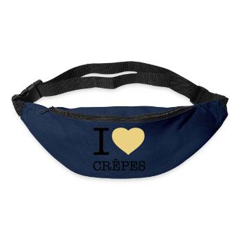 J’ADORE LES CRÊPES Crêpes - Sac banane - marine - Devant