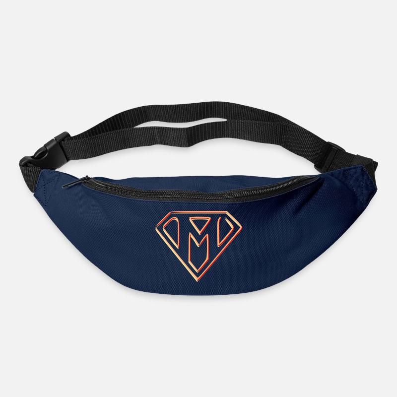 Stylized Power Emblem - Bum bag - navy