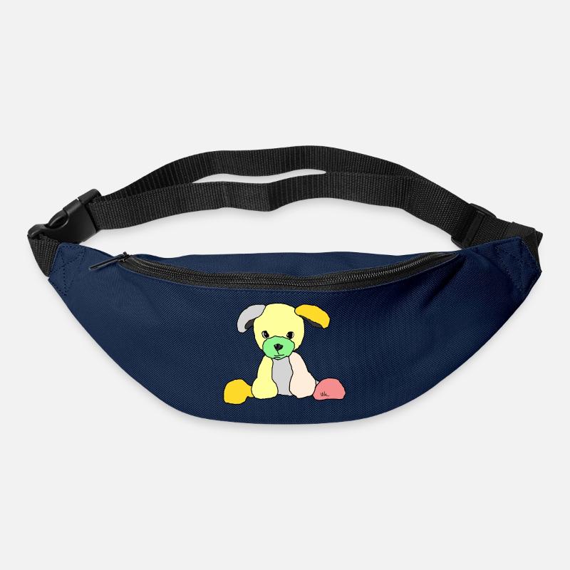 Hund Comic - Gürteltasche - Navy
