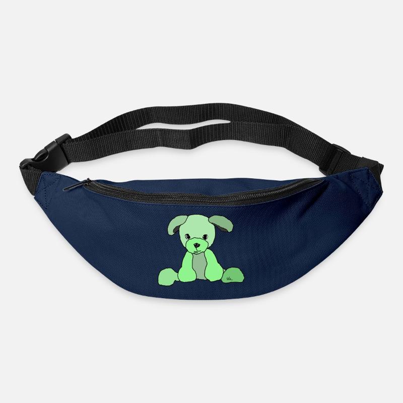 Hund Comic - Gürteltasche - Navy