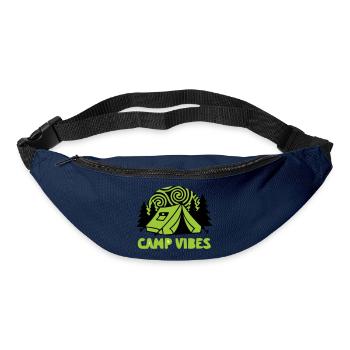 Zelt Camp Vibes Logo - Gürteltasche - Navy - Vorne