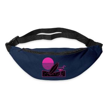 Surfbrett Cocktail Strand Logo - Gürteltasche - Navy - Vorne