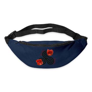 Celtic Mohn - Gürteltasche - Navy - Vorne