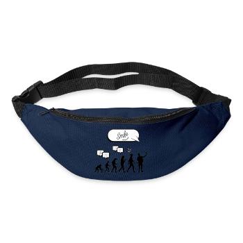 Entwicklung der Kommunikation - Gürteltasche - Navy - Vorne