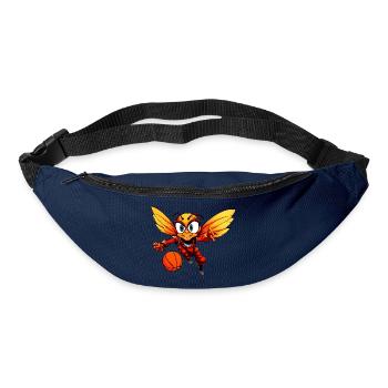 Biene Basketballer - Gürteltasche - Navy - Vorne
