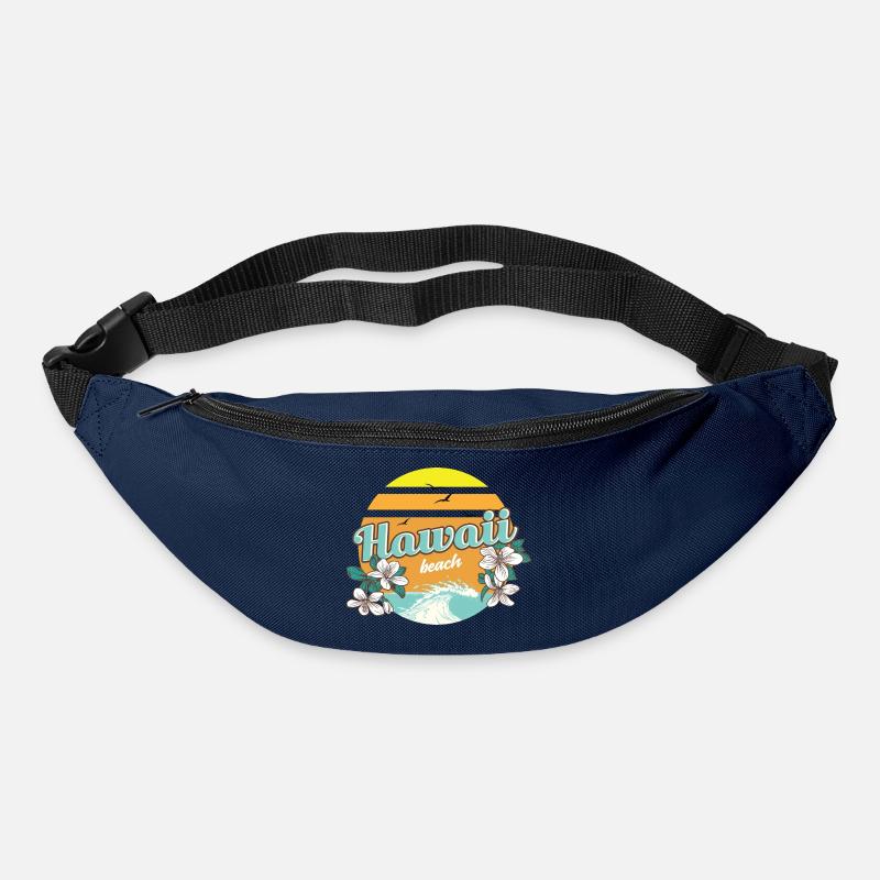 Hawaï vacances à la plage - Sac banane - marine