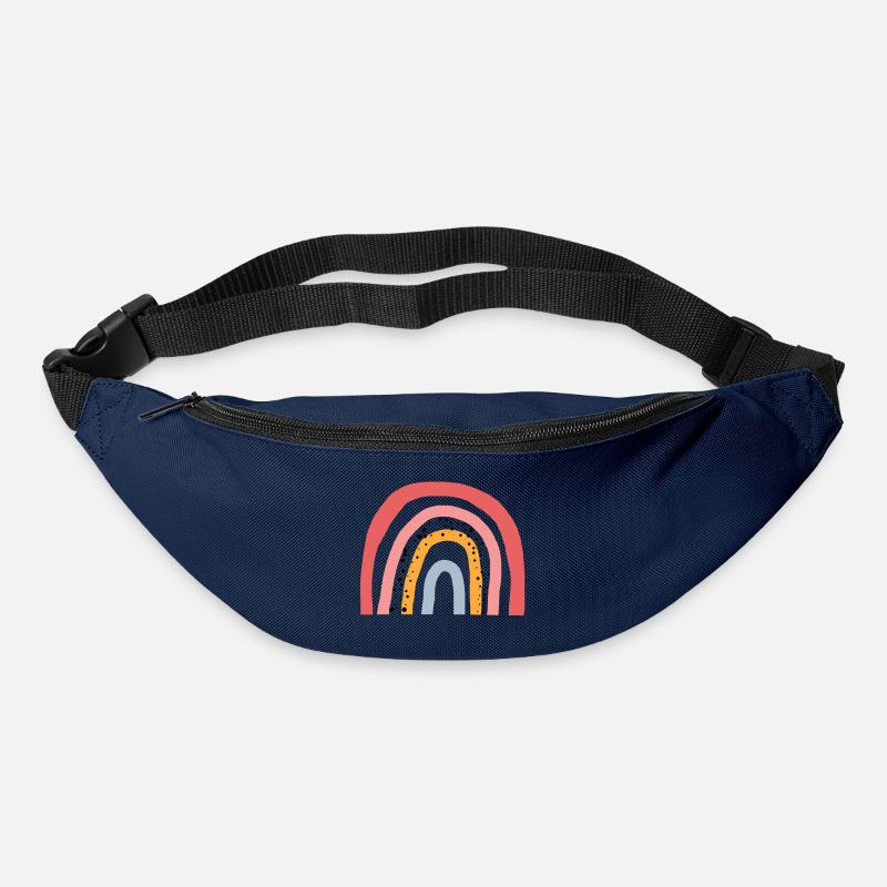 Regenbogen - Liebe - Rainbow-Trend - Gürteltasche - Navy