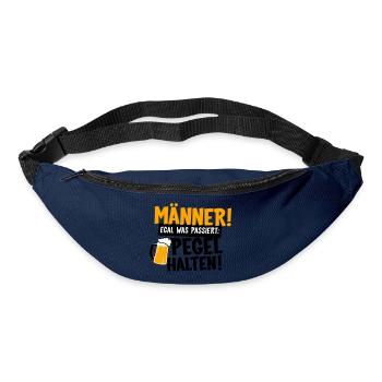 Männer Pegel halten - Gürteltasche - Navy - Vorne