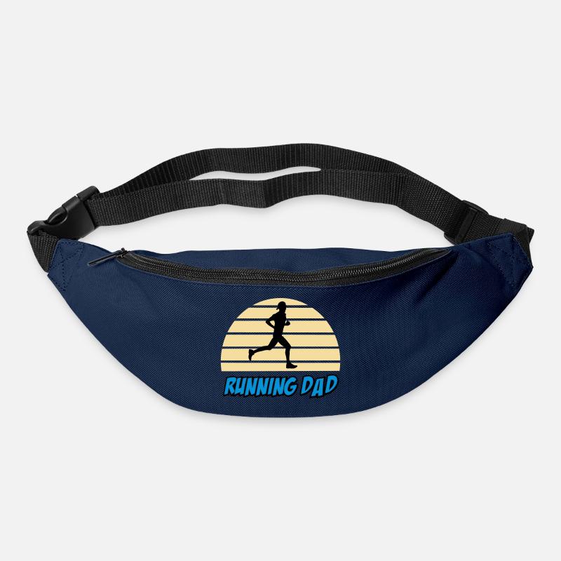 Running dad - Sac banane - marine