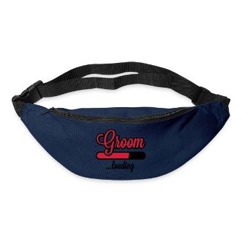 Groom loading | Stag Night - Sac banane - marine - Devant