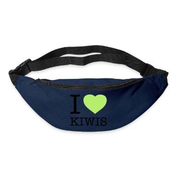 I LOVE KIWIS Kiwi - Gürteltasche - Navy - Vorne