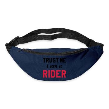 Trust me i am a Rider - Sac banane - marine - Devant