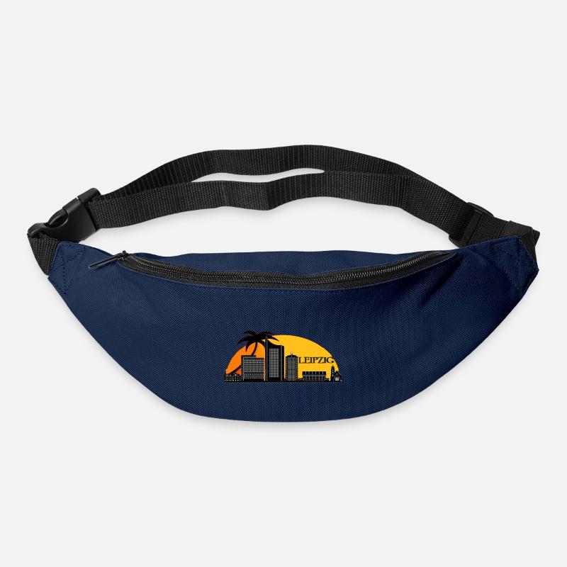 Leipzig Skyline - Gürteltasche - Navy