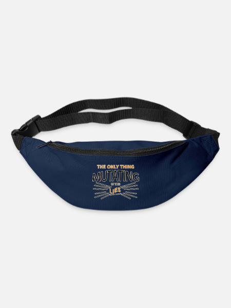 Spruch - Gürteltasche - Navy