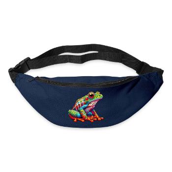 Grenouille - Sac banane - marine - Devant