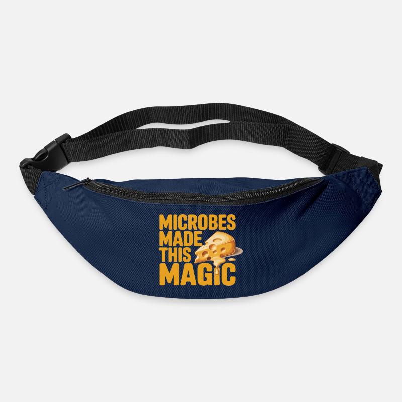 Microbes have done magic | Cheese - Bum bag - navy