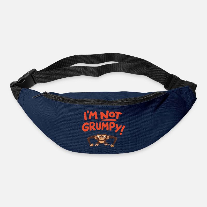 I ́m not grumpy - Bum bag - navy