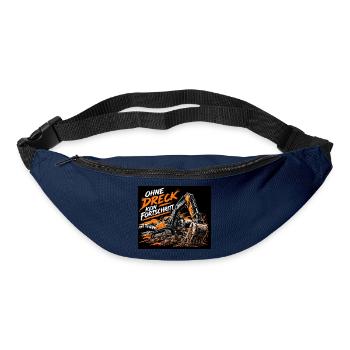 Fortschritt durch Schmutz - Gürteltasche - Navy - Vorne