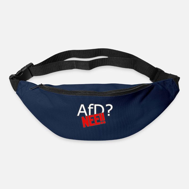 AfD? Nee! - Gürteltasche - Navy