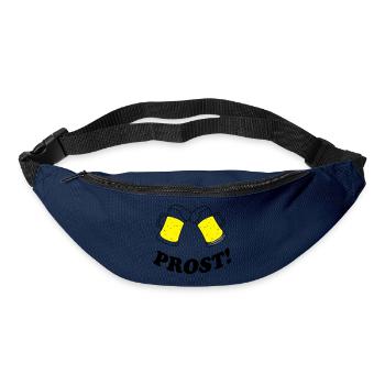 bier_prost - Gürteltasche - Navy - Vorne