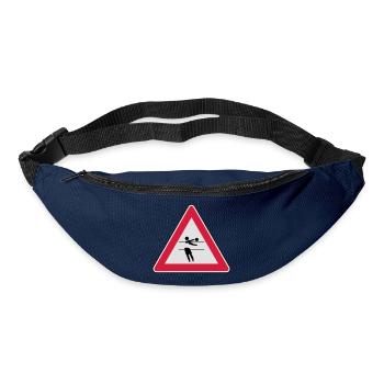 Achtung, Volleyball wird gespielt! - Bum bag - navy - Front
