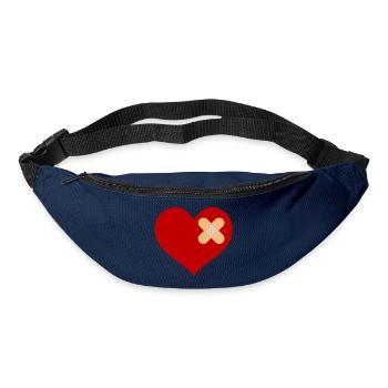heartpatch - Sac banane - marine - Devant