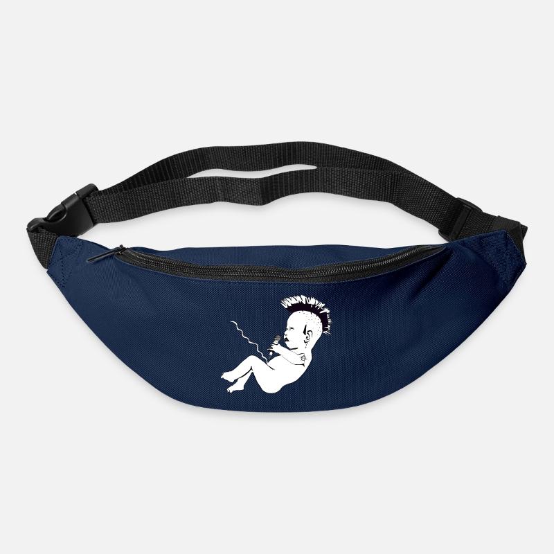 Punks not dead - Gürteltasche - Navy