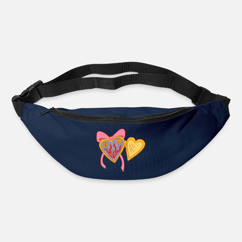 Offenes Herz - Gürteltasche - Navy