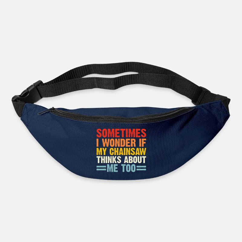 Cadeau de menuisier Ébéniste Menuisier - Sac banane - marine