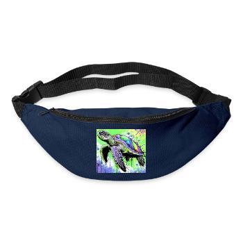 turtle - Bum bag - navy - Front